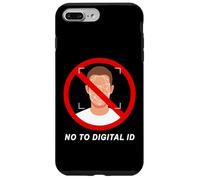 Say No to Digital ID - Freedom & Conservative Face Scan Coque pour iPhone 7 Plus/8 Plus