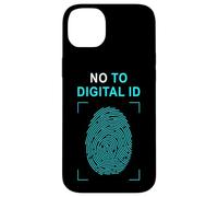 Say No to Digital ID - Freedom & Conservative Fingerprint Coque pour iPhone 14 Plus