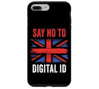 Say No to Digital ID - Freedom & Conservative Grunge Flag UK Coque pour iPhone 7 Plus/8 Plus