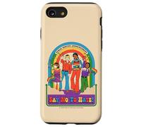 Say No to Hate Sarcastic Retro Vintage Funny Adult Humor Coque pour iPhone SE (2020) / 7/8