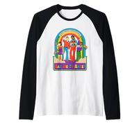 Say No to Hate Sarcastic Retro Vintage Funny Adult Humor Manche Raglan