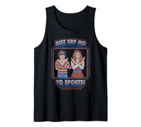 Say No to Sports Sarcastic Retro Vintage Funny Adult Humor Débardeur