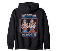 Say No to Sports Sarcastic Retro Vintage Funny Adult Humor Sweat à Capuche
