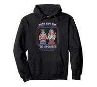 Say No to Sports Sarcastic Retro Vintage Funny Adult Humor Sweat à Capuche