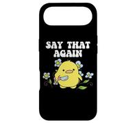 Say That Again Baby Duckling Sassy Sarcasm Graphic Coque pour iPhone Air