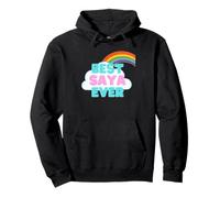Saya - Best Saya Ever - Rainbow Cute Girl Saya Sweat à Capuche
