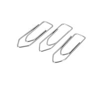 SAYA Lot de 6 clips en U en acier inoxydable de 36 mm pour arrangement de papier - Durable, résistant à la rouille, réutilisables pour le bureau, l'école et la maison
