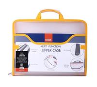 Saya Sac organiseur de documents étanche, sac multifonction à fermeture éclair avec poignée, porte-documents pour certificats, ordinateurs portables, voyage et bureau, rangement durable (couleur