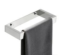 SAYAYO Porte Serviette Mural en SUS304 Acier Inoxydable, Support Serviette sans Perçage pour Salle de Bain Cuisine, Montage par Vis/Auto-adhésif, 20CM Chrome Poli, EGJF23030-200-C