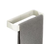 SAYAYO Porte Serviette Mural sans Perçage pour Salle de Bain, Support Serviette Adhésif en Aluminium pour Cuisine Baignoire Lavabo, Blamc 20CM, EGYS24030-200-3M-W