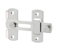 SAYAYO Verrou Porte Interieure Loquet Porte Exterieur, Fermeture Loquet à Bascule Serrure Verrou Portail en Acier Inoxydable pour Fenêtre, Placard et Jardin, Brossé, 2MM Épaisseur, EMS9001