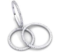sayes.com Bagues d'alliances martelées, en argent 925, lot de 3 pièces, fabriquées à la main, 100 % fabriquées en Italie, IT 3 + 5 + 12, Argent 925 plaqué rhodium Argent 925 plaqué or jaune Argent 925