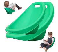 SAYEYBU Chaise à Bascule pour Chambre d'enfant, Chaise De Sol Ergonomique avec Dossier, Chaise De Lecture Sensorielle pour Enfants Autistes, Chaise Oscillante D'IntéRieur,Vert