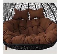 SAYEYBU Coussin œUf, Coussin Moelleux Et Profond pour Balancelle Double Suspendue, Coussin pour Balancelle D'ExtéRieur 2 Places, Remplissage Complet, Ne Se Plie Pas,08,150 * 110cm