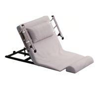 SAYEYBU Dossier Relevable éLectrique pour Lit, Inclinaison De 2 à 80°, Dossier RéGlable, Aide Au SuréLéVation du Lit, pour Personnes âGéEs Et Personnes HandicapéEs,Gris,Short+guardrail