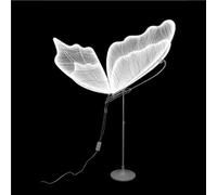SAYEYBU Lampadaires DéCoratifs en Forme De Papillon pour Mariage, Guide Routier CréAtif sur Les Papillons, Lampes Papillon CréAtives, Accessoires Lumineux,Blanc,60cm