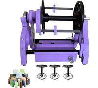 SAYEYBU Machine à Filer Intelligente, Rouet-Fil éLectrique, ePuisette à Poils d'animaux (Capacité 120 G) avec 3 Bobines, Cardeuse à Tambour 12 V, Inverseur De Sens De Rotation,04