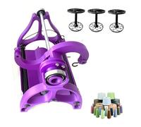 SAYEYBU Machine à Filer Intelligente, Rouet-Fil éLectrique, ePuisette à Poils d'animaux (Capacité 120 G) avec 3 Bobines, Cardeuse à Tambour 12 V, Inverseur De Sens De Rotation,03