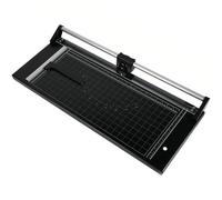 SAYEYBU Massicot Rotatif De PréCision De 91 Cm, Masse-Papier Manuel Robuste Et Professionnel, pour Papier Photo, Papier De Bureau, Carton Fin Et Souple, Etc.,Noir,160CM