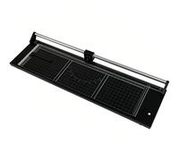 SAYEYBU Massicot Rotatif De PréCision De 91 Cm, Masse-Papier Manuel Robuste Et Professionnel, pour Papier Photo, Papier De Bureau, Carton Fin Et Souple, Etc.,Noir,180CM