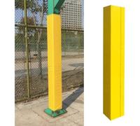 SAYEYBU Protection en Mousse pour Poteaux CarréS De Garage, Housse De Poteau pour sous-Sol, Protection Enveloppante pour Panier De Basket-Ball, Toutes Saisons,Jaune,20 * 20cm