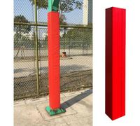 SAYEYBU Protection en Mousse pour Poteaux CarréS De Garage, Housse De Poteau pour sous-Sol, Protection Enveloppante pour Panier De Basket-Ball, Toutes Saisons,Rouge,15 * 15cm