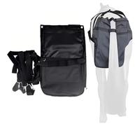 SAYEYBU Sac éTanche à Crottin De Cheval, Sac à Crottin Facile à Installer, Sac LéGer pour Les DéJections éQuines, pour La Rue, DéFiléS Mariage, éVéNements ScéNiques,Gris,M