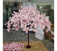 SayfuR Arbres de Fleur de Cerisier artificiels - Arbre de Fleur - Rose Clair - Vraies tiges en Bois et Feuilles réalistes répliques de Plante Artificielle pour la fête Vivante décor de Mariage 3 * 2M