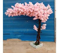 SayfuR Arbres de Fleur de Cerisier artificiels Plante Artificielle Japonais Arbre à souhaits à la Main pour Le Salon Atelier hôtel décor de fête de Mariage Bleu-1,8x1,5 m
