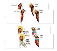 Sayglossy Lot de 8 notes adhésives amusantes pour adultes « I Saw That » - Cadeau amusant - Fournitures de bureau pour employés et collègues de travail - 7,6 x 10,2 cm