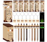 Sayglossy S'more Lot de 20 stylos à guimauve phosphorescents émotionnels phosphorescents et cartes de remerciement pour Thanksgiving et Noël