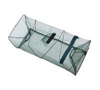 SayHia Piège à pêche plié, casier à Crabe, appât, Homard, langouste, crevette, plié Portable, Filets coulés, pièges Pliables, Filets, Accessoires de pêche, Noir, 54 x 25 cm