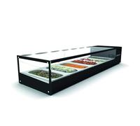 Sayl Vitrine Tapas Réfrigérée Bacs GN 1/3 Série LOGIC - 970 à 1680 mm