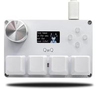 Sayodevice O3C++ Clavier Osu À Déclenchement Rapide, Interrupteur Hall Magnétique, Clavier Linéaire Avec Bouton Et Écran, Insertion De Copie, Shotcut, Échange À Chaud Macro, Blanc