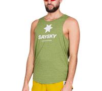 Saysky Logo Combat Pro Singlet Débardeurs M Vert
