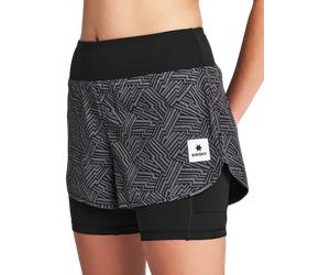 Saysky Reflective Pace 2 in 1 Shorts 3" Shorts S Argent