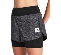 Saysky Reflective Pace 2 in 1 Shorts 3" Shorts XS Argent