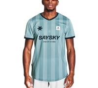 Saysky Stripe Combat T-Shirt Tee-shirt S Bleu