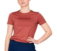 Saysky W Logo Pace T-Shirt Tee-shirt M Rouge