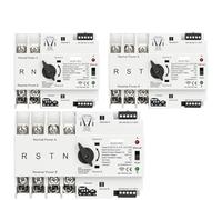 SAYTAK Commutateur de Transfert Automatique Télécommande Intelligente Wi-FI 2/3/4P 125 A AC 230 V ATS, Double Alimentation, Transfert Automatique, sélecteur électrique ininterrompu(2P)