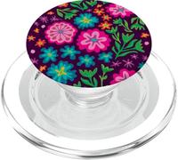SAYULITA Bright Tropical Mexicain Art Folk Art Floral PopSockets PopGrip pour MagSafe