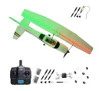 SAYZON WLtoys F949pro 3D6G Gyroscope RC Avion avec 1020 Moteur CESSNA-182 3CH Avion Télécommandé pour Adultes Extérieur F949S 2.4GHZ Avions RC (LED 2BSL+Motor)