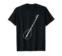 Saz Baglama Instrument traditionnel turc Guitare turque T-Shirt