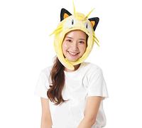 SAZAC Chapeau Kigurumi - Pokémon - Meowth - Bonnet confortable - Taille adulte - Jaune, jaune, One Size-M