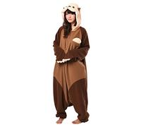 SAZAC Loutre Onesie Costume Kigurumi Kigurumi | Halloween & Carnaval | pour Enfants et Adultes | XL (170 - 195 cm)
