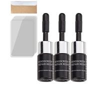 Sazo Glass Repair Kit, Sazo Glass Repair, Glass Repair Fluid, Cracks’Gone Glass Repair Kit, Automotive Glass Nano Repair Fluid Kit,Car Window Glass Liquid Repair Set,Windshield Crack Repair Kit (3pcs)