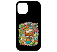 Sazón est ma Langue d'amour Coque pour iPhone 12/12 Pro