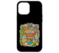 Sazón est ma Langue d'amour Coque pour iPhone 12 Pro Max