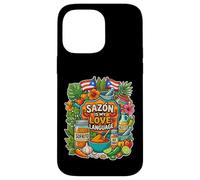 Sazón est ma Langue d'amour Coque pour iPhone 14 Pro Max