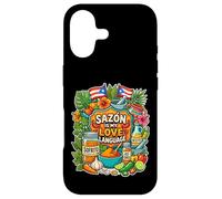 Sazón est ma Langue d'amour Coque pour iPhone 17